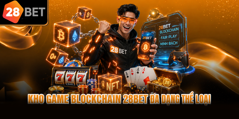 Kho game Blockchain 28BET đa dạng thể loại
